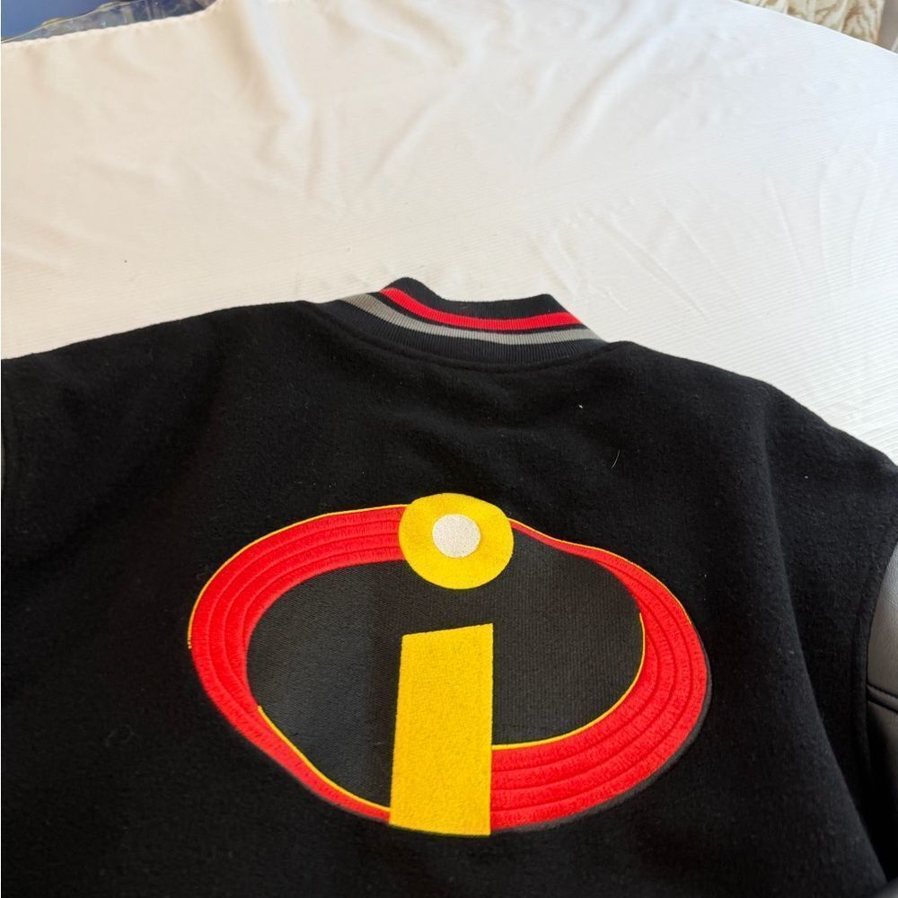 Vtg Disney Store Pixar The Incredibles Letterman Varsity Style Jacket Mens Sz XL - Picture 14 of 14